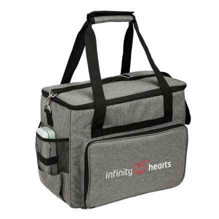 Infinity Hearts Infinity Hearts Symaskineveske Grå 45x24x35cm