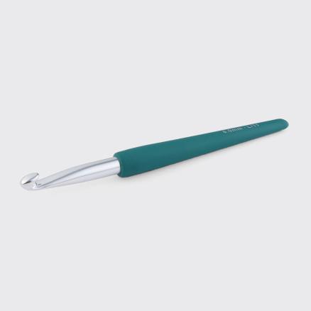 KnitPro KnitPro Waves heklenål i aluminium med mykt håndtak - 8,00 mm