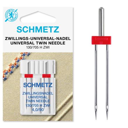 Schmetz Schmetz Symaskinnåler Twin Universal størrelse 4.0-90 - 1 stk.