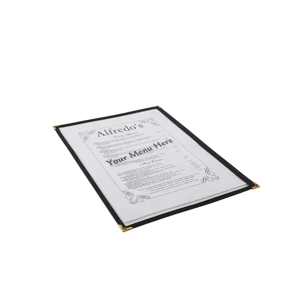 Genware American Style Clear Menykortholder - 1 Side