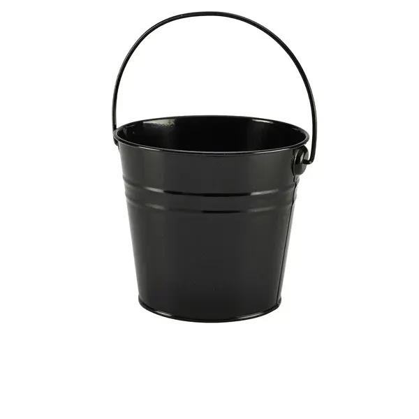 Genware Serveringsspann i Rustfrit Stål 16 Cm Dia Sort