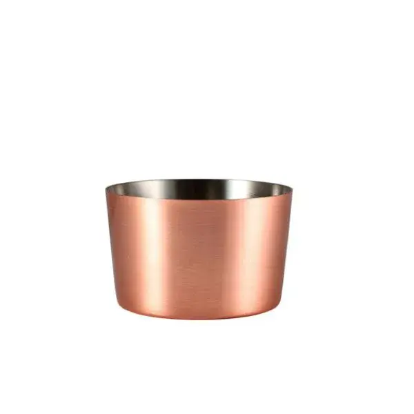 Genware Genware Kobberbelagt Mini Serveringskopp 8 x 5 Cm