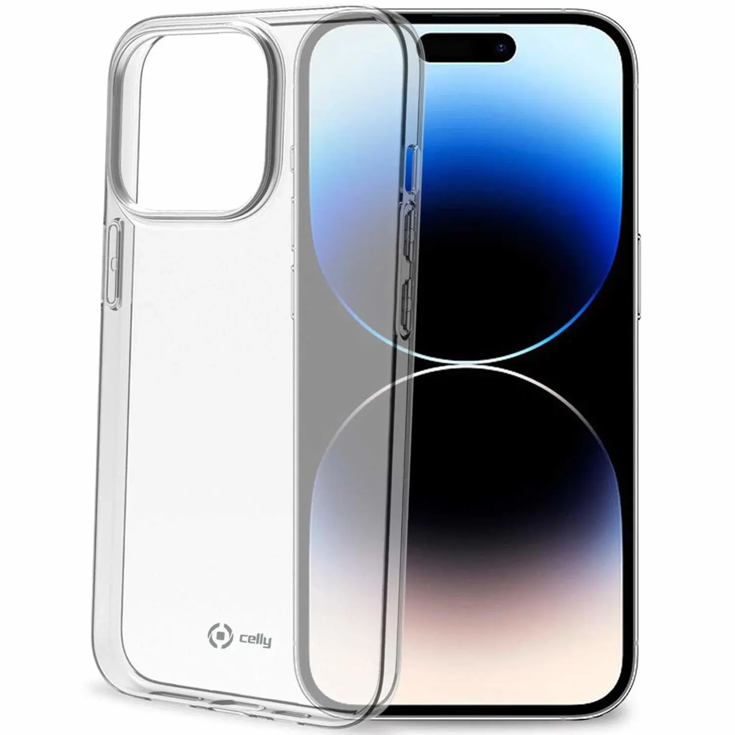 Celly Gelskin TPU-deksel iPhone 14 Pro Gjennomsiktig