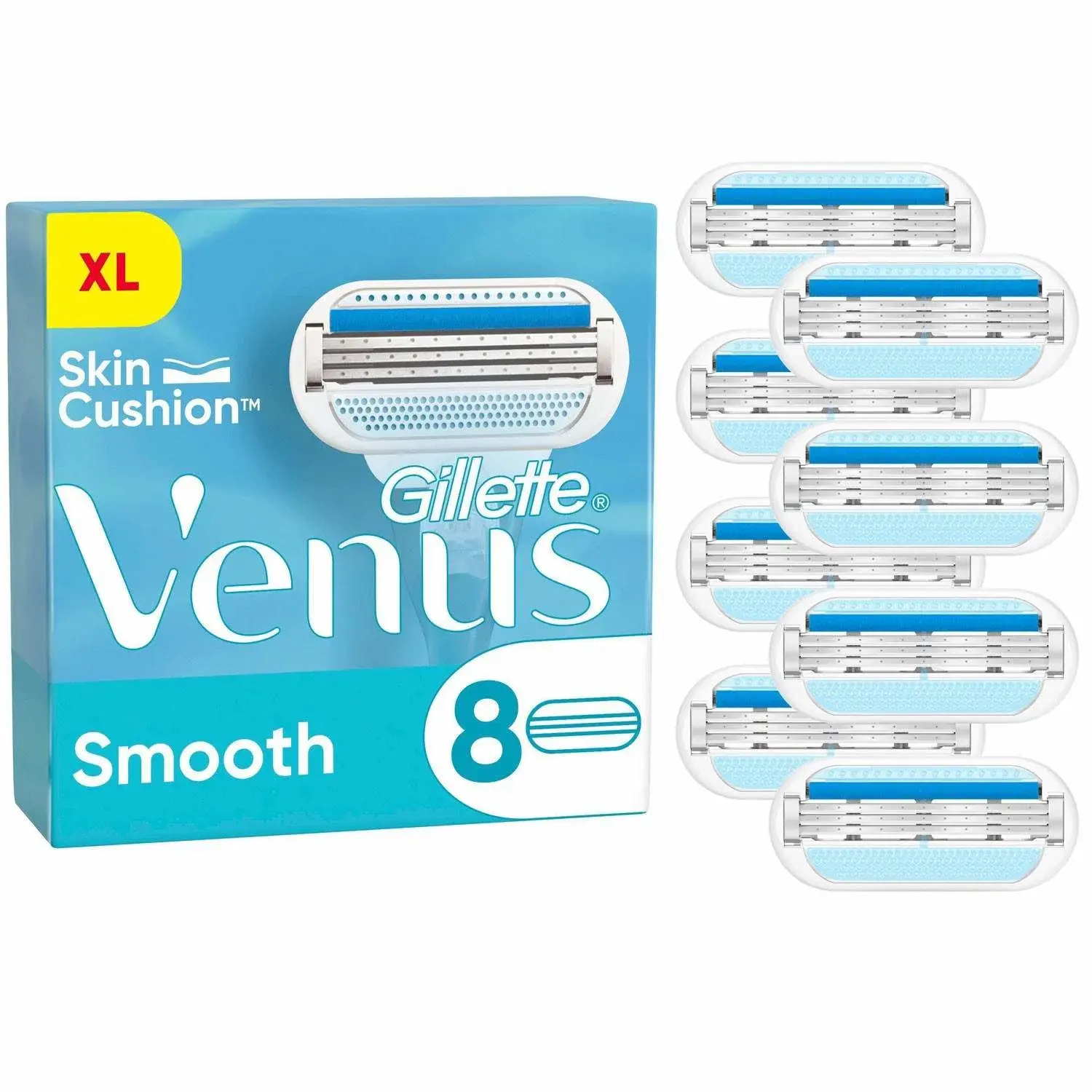 Gillette Barberblader Venus Smooth 8stk