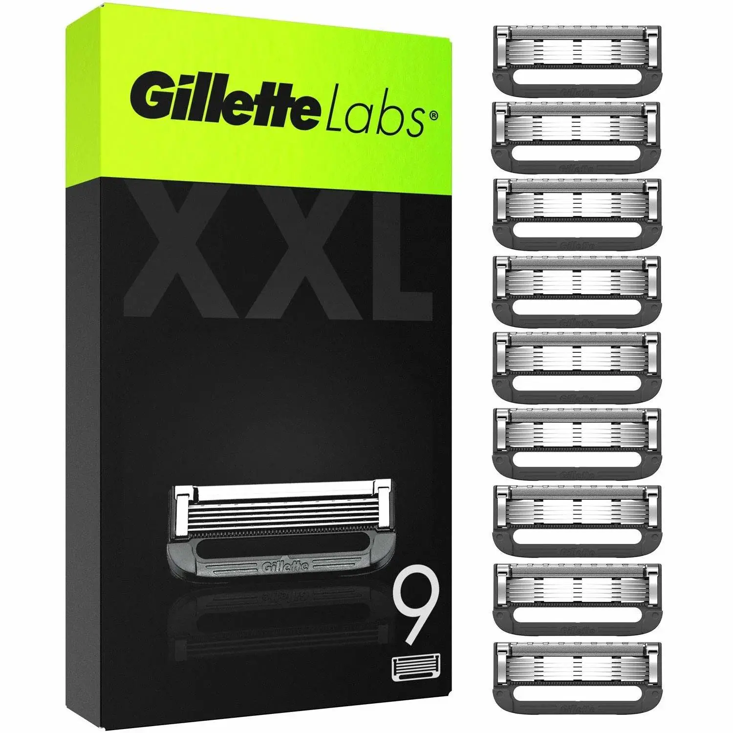 Gillette Barberblader Labs 9 stk