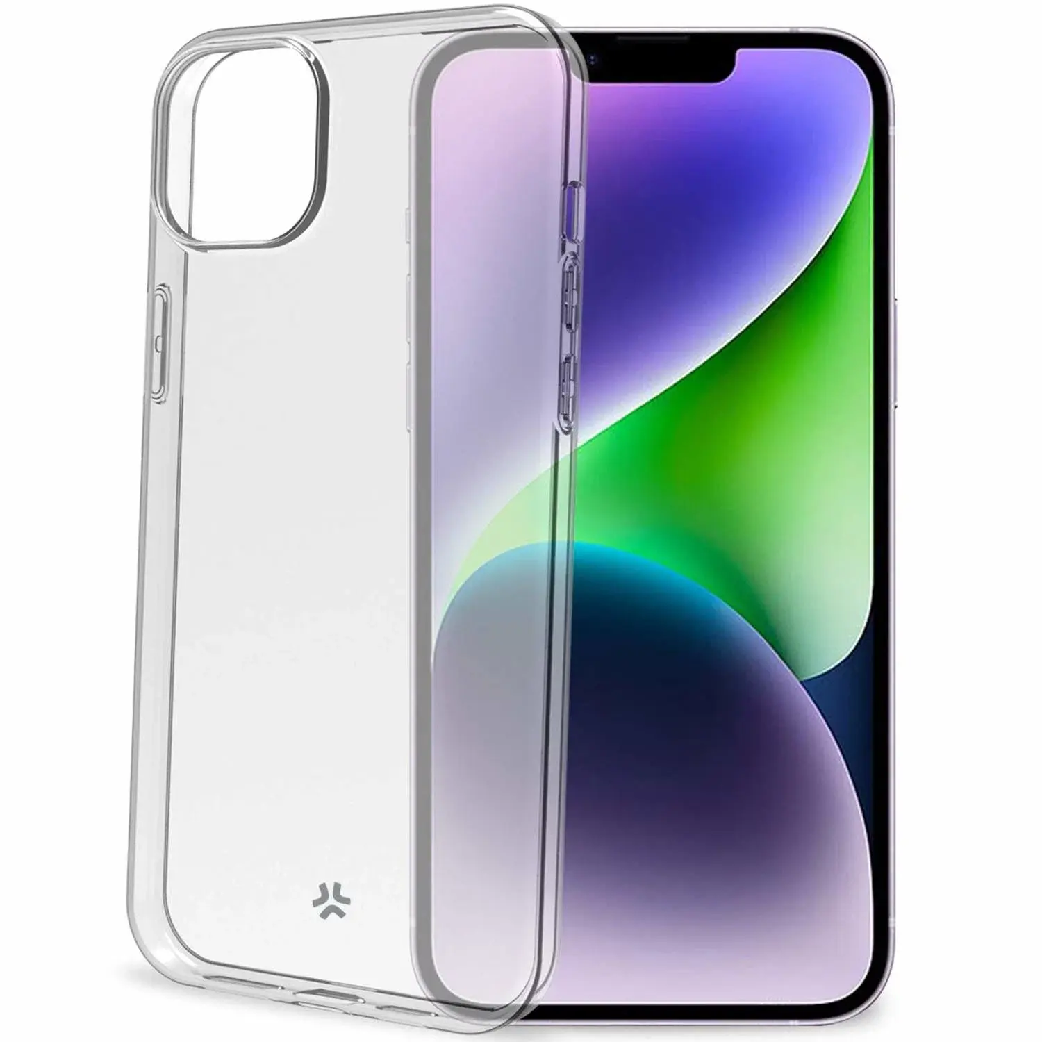 Celly Gelskin TPU-deksel iPhone 15 Plus Gjennomsiktig