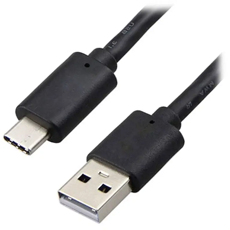 eStore USB til USB-C Kabel - 1 m - Svart