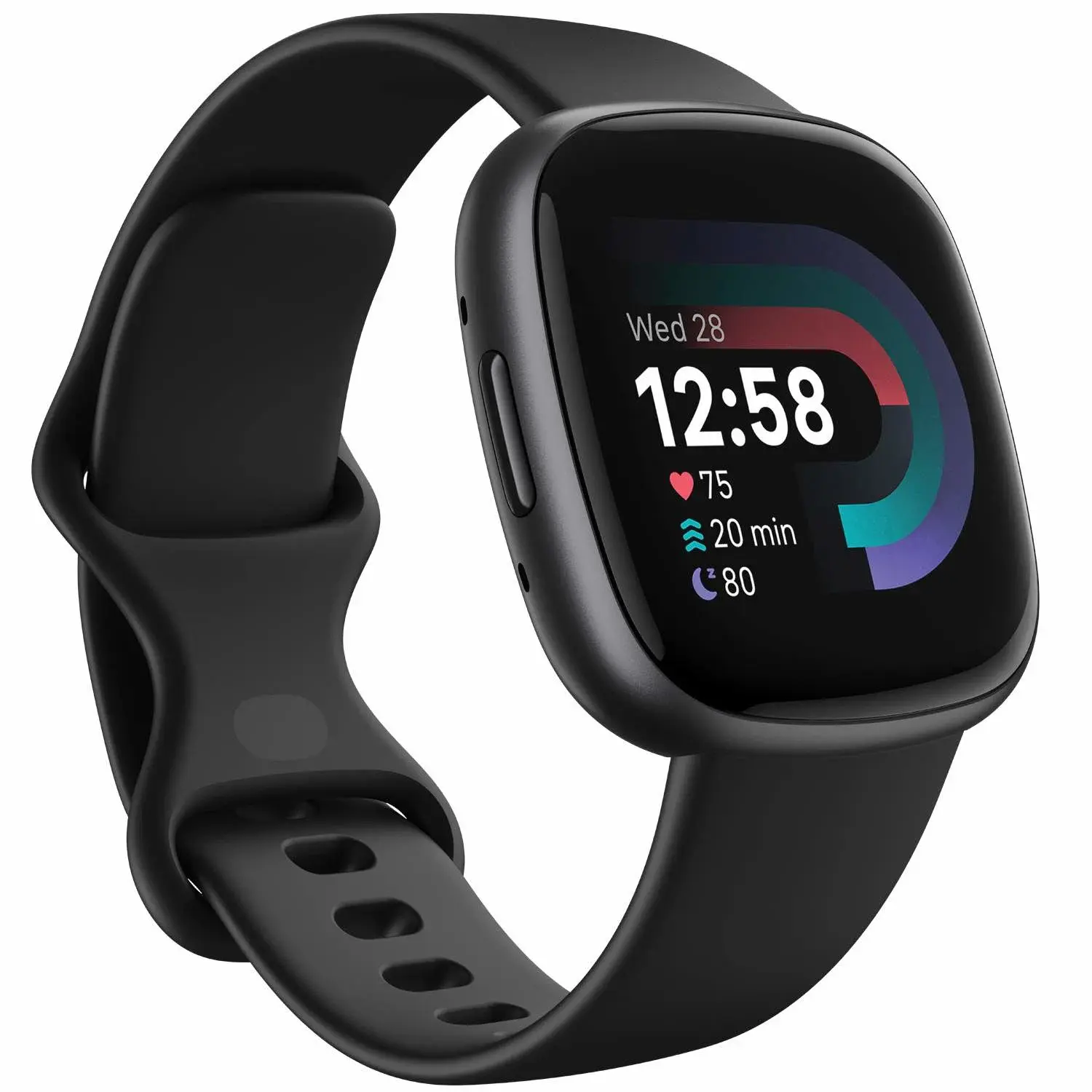 Fitbit Versa 4, svart/grafitt