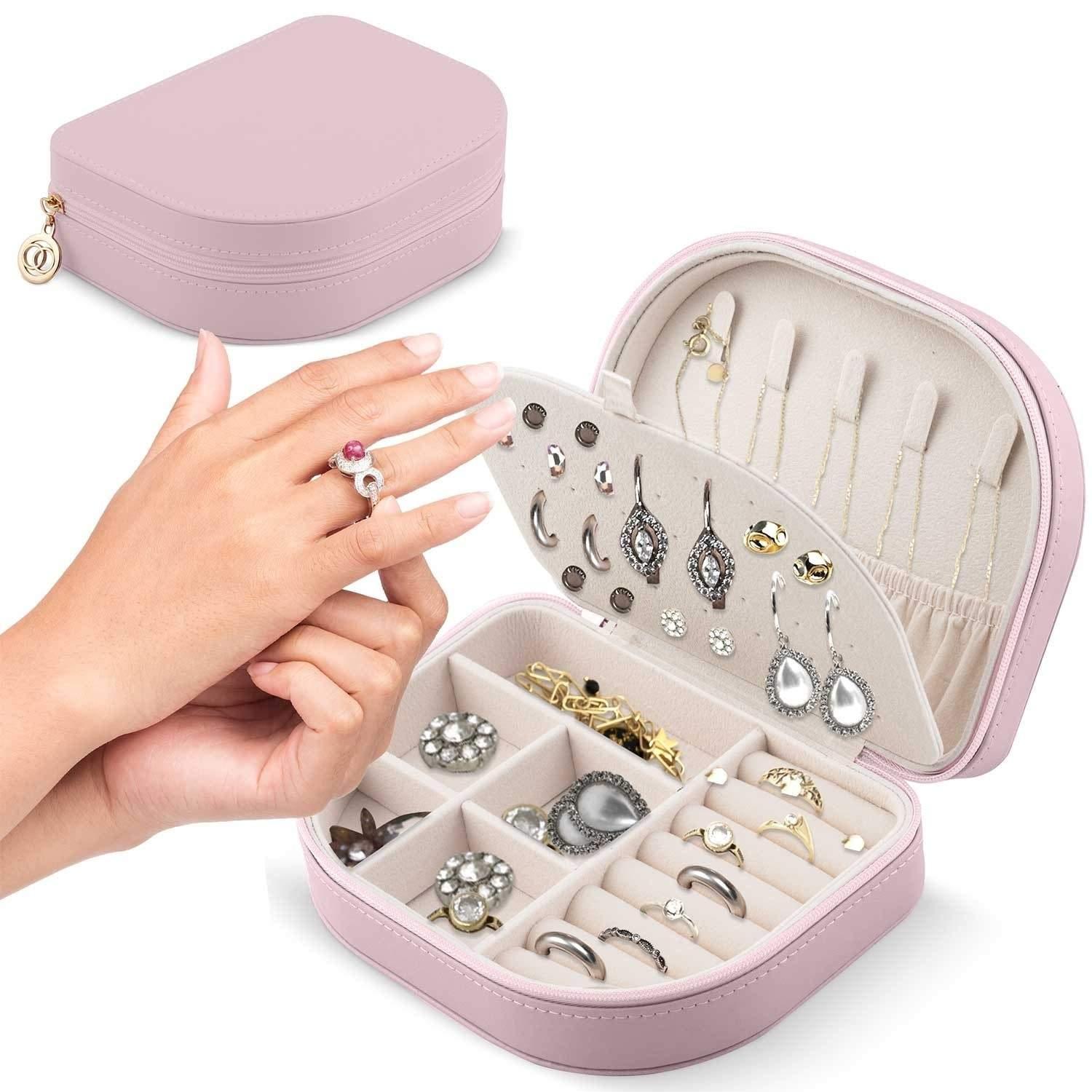 B2X Luksus smykkeskrin Massido MS-707 - Rosa