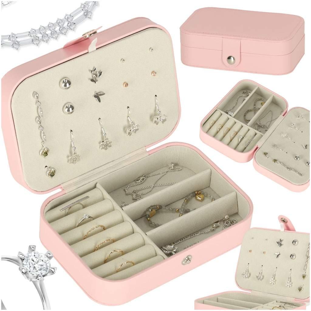 Northio Organizer for smykkeskrin rosa