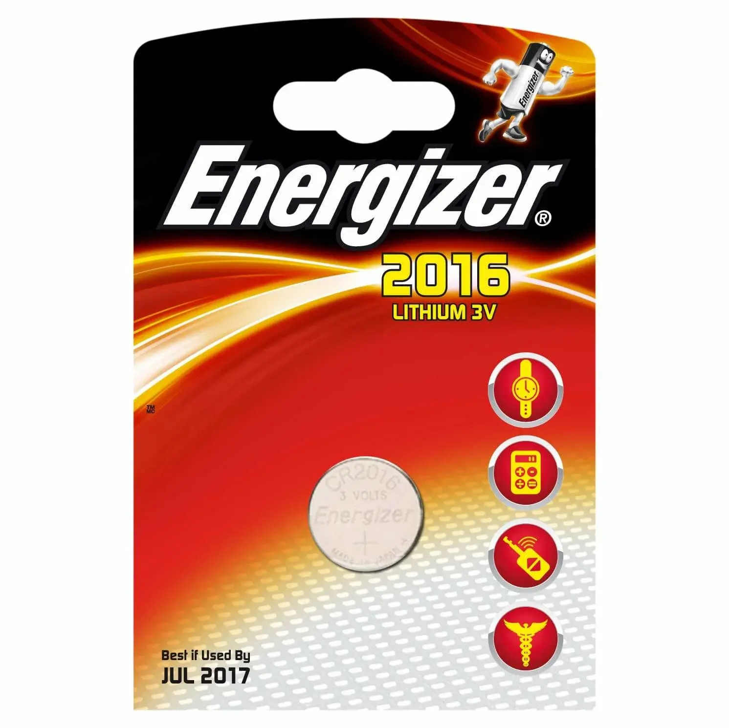 Energizer ENERGIZER Batteri CR2016 Lithium 1-pakning