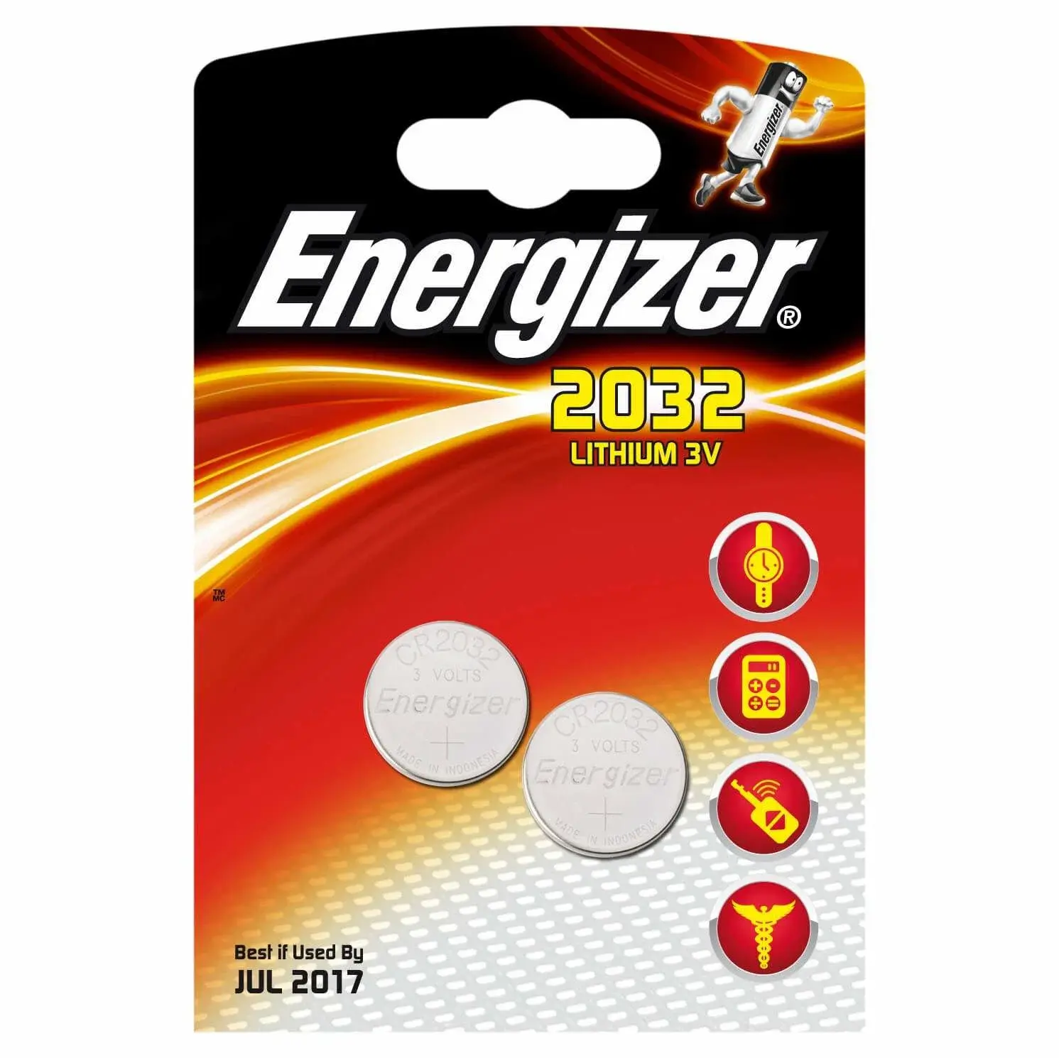 Energizer ENERGIZER Batteri CR2032 Lithium 2-pak