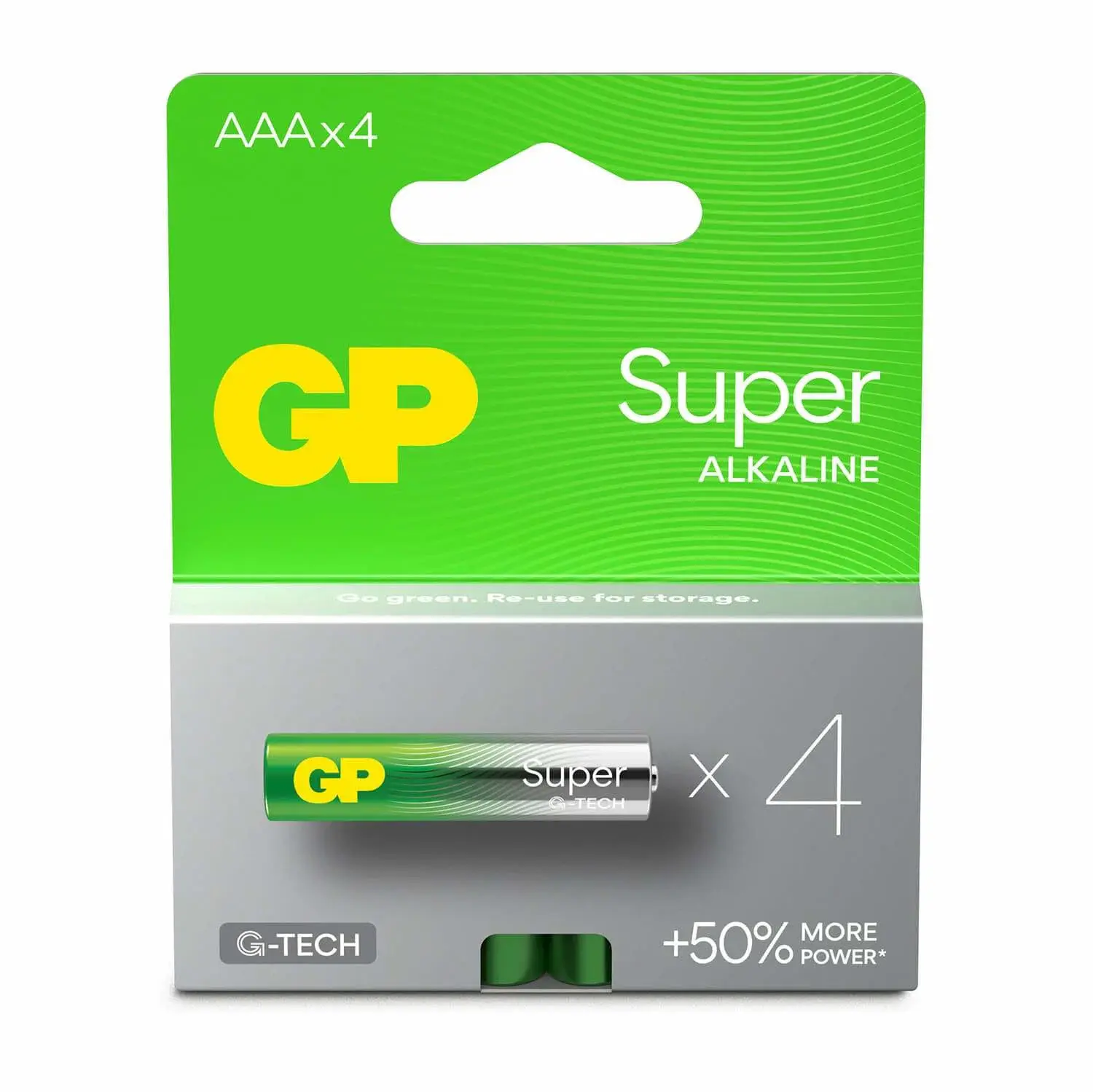 GP GP Super Alkaline Batteri AAA LR03 4-pakning