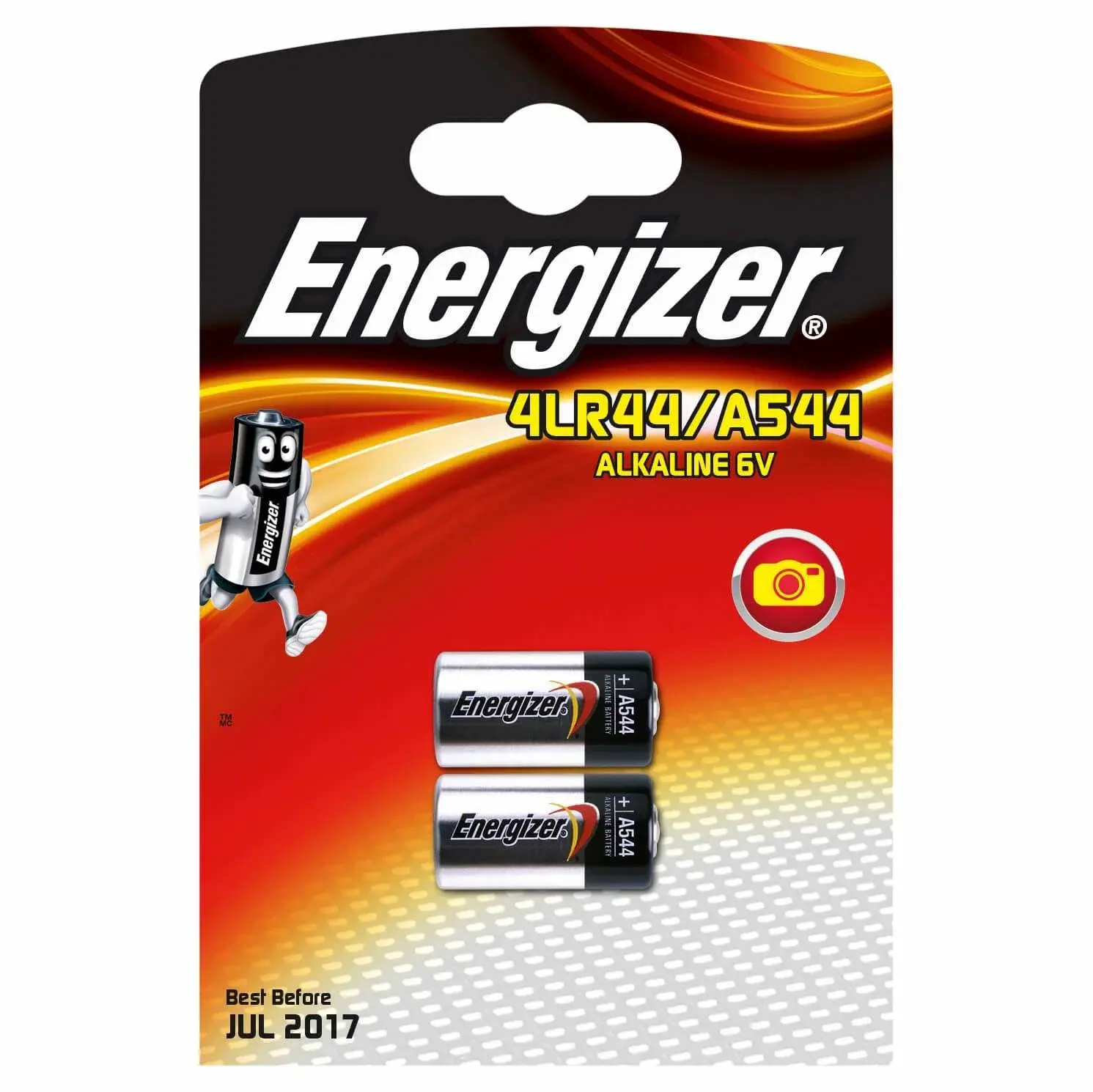 Energizer ENERGIZER Batteri 4LR44/A544 Alkalisk 2-pak