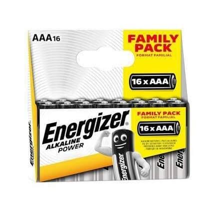 Energizer ENERGIZER Batteri AAA/LR03 Alkaline Power 16-pak