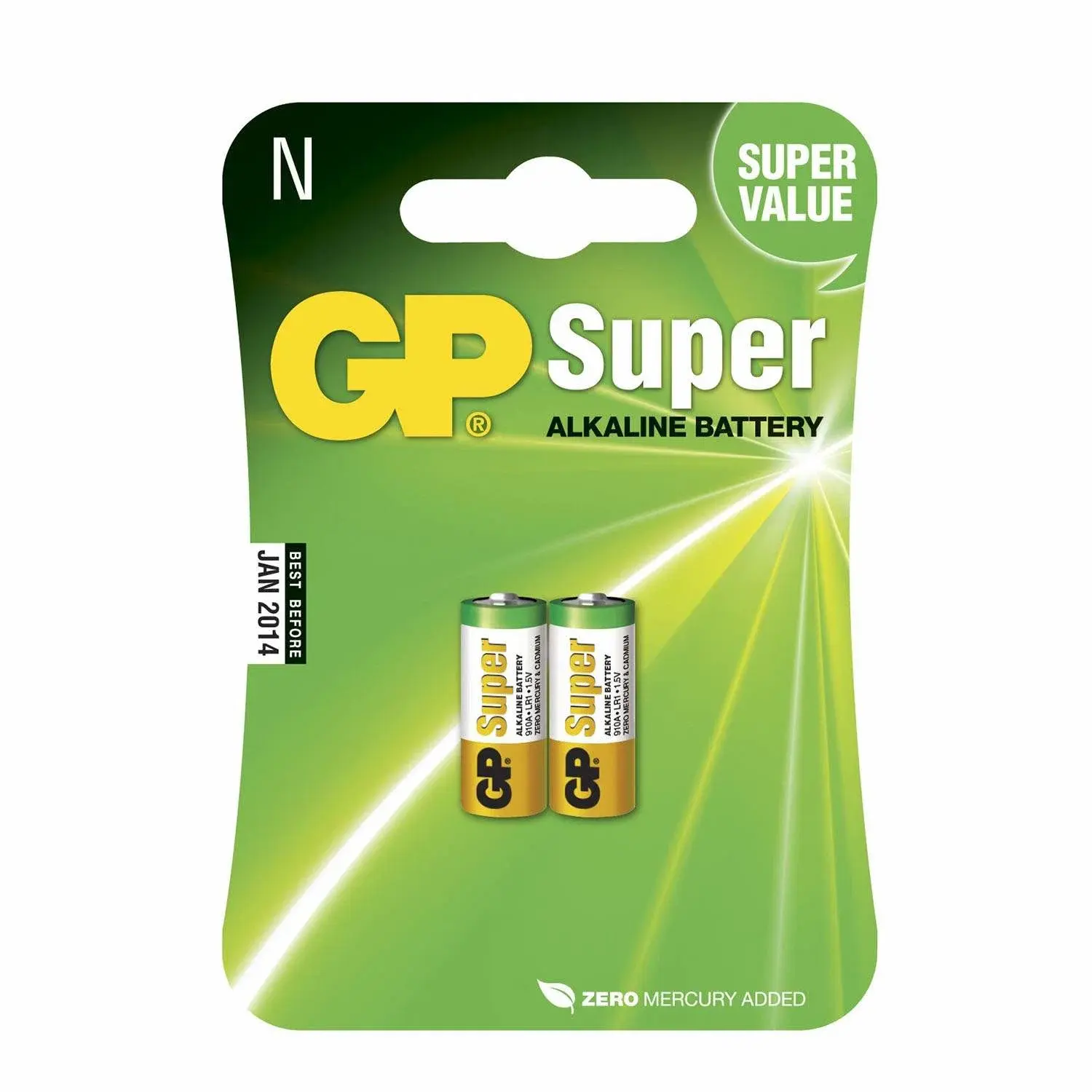 GP GP Super Alkaline Batteri 910/LR01 2-pak