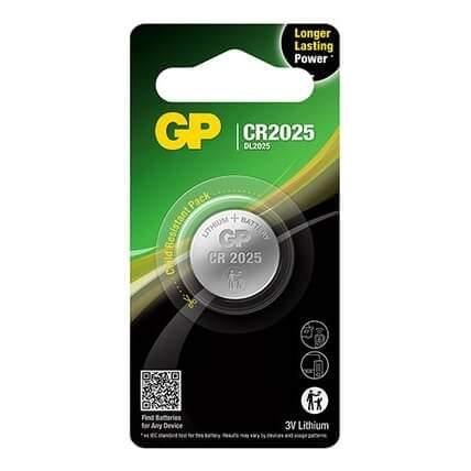 GP GP Lithium Coin Cell CR2025 1-pakning
