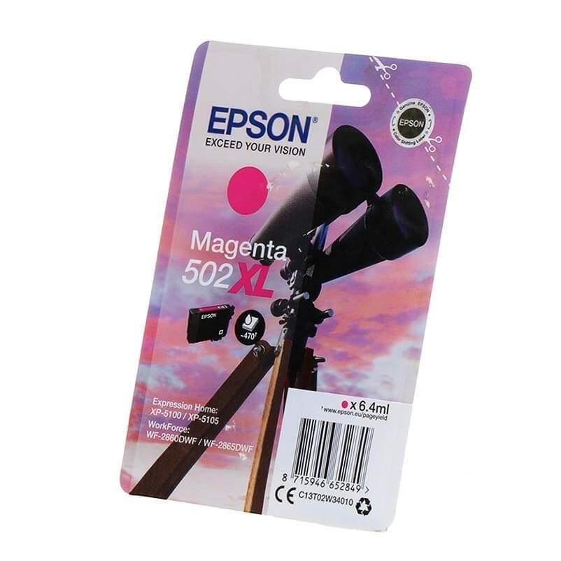 Epson EPSON Ink C13T02W34010 502XL Magenta kikkert