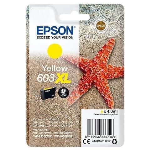 Epson EPSON Ink C13T03A44010 603XL Yellow Starfish