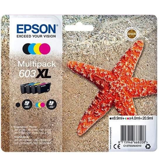 Epson EPSON Ink C13T03A64010 603XL Multipack Starfish