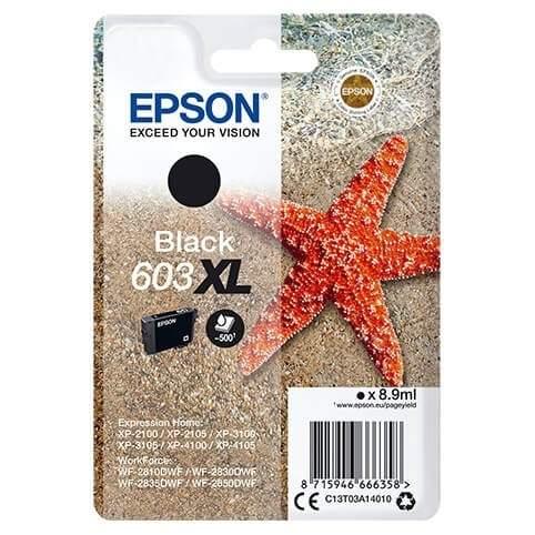 Epson EPSON Ink C13T03A14010 603XL Black Starfish