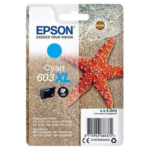 Epson EPSON Ink C13T03A24010 603XL Cyan Starfish