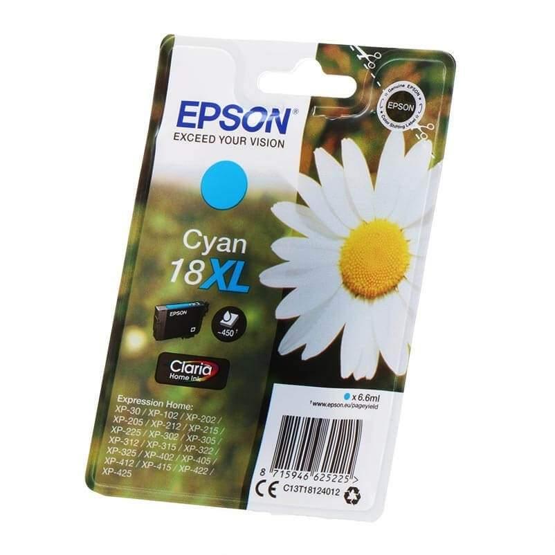 Epson EPSON Ink C13T18124012 18XL Cyan Daisy