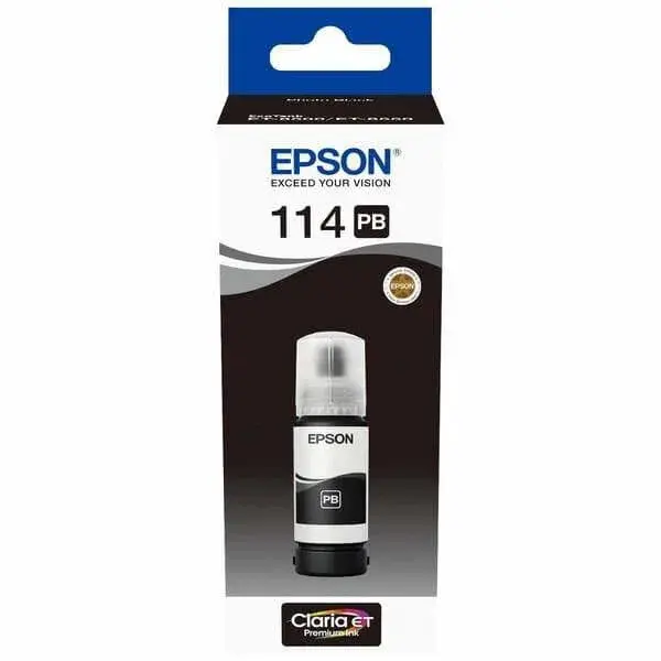 Epson EPSON Ink C13T07B140 114 Photo Black Ecotank