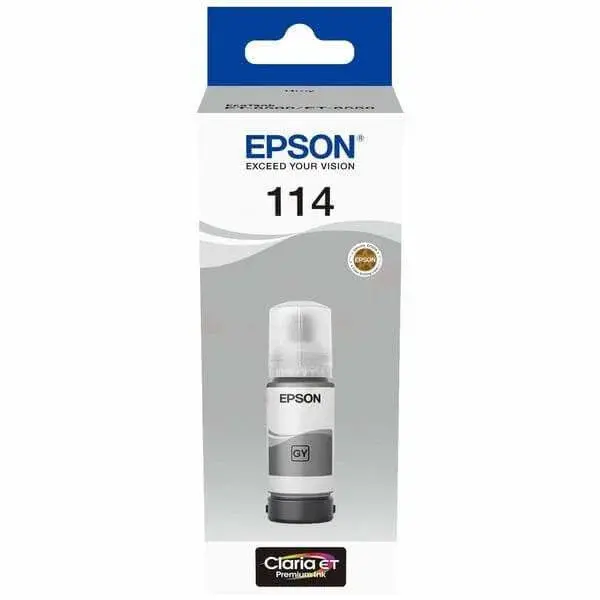 Epson EPSON Ink C13T07B540 114 Grå Ecotank
