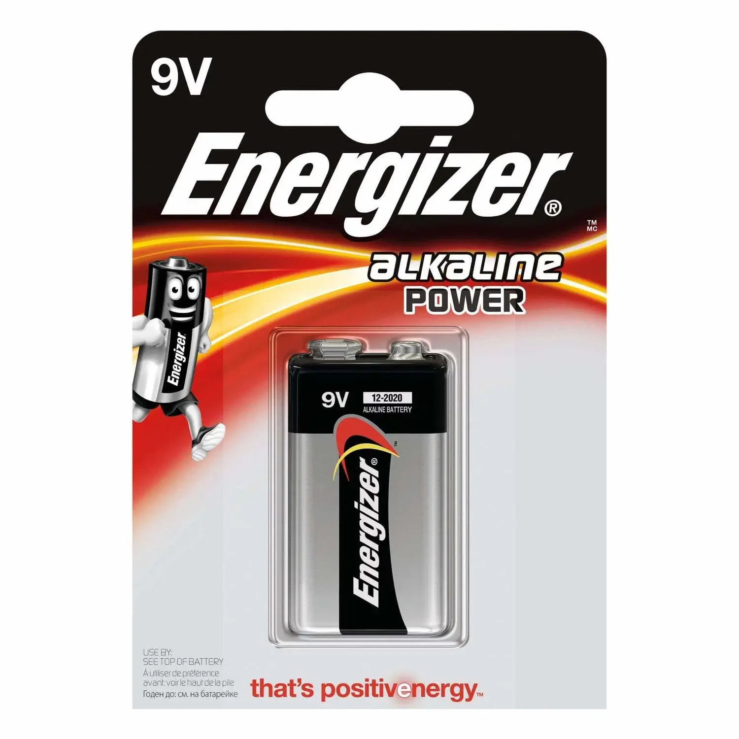 Energizer ENERGIZER Batteri 9V/6LR61 Alkaline Power 1-pak
