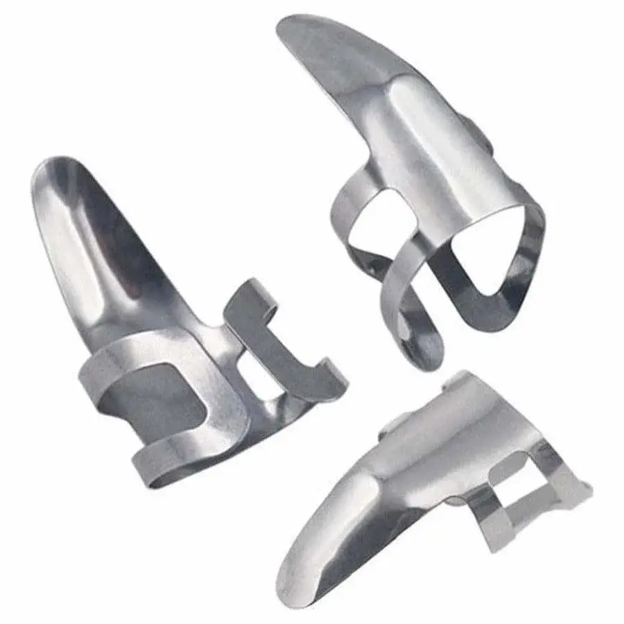 eStore 3x fingerplekter for gitar - rustfritt stål