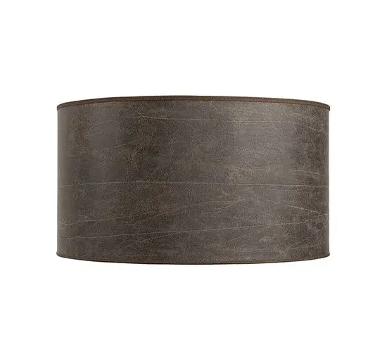 Artwood Cylinder lampeskjerm leather pale brown OUTLET