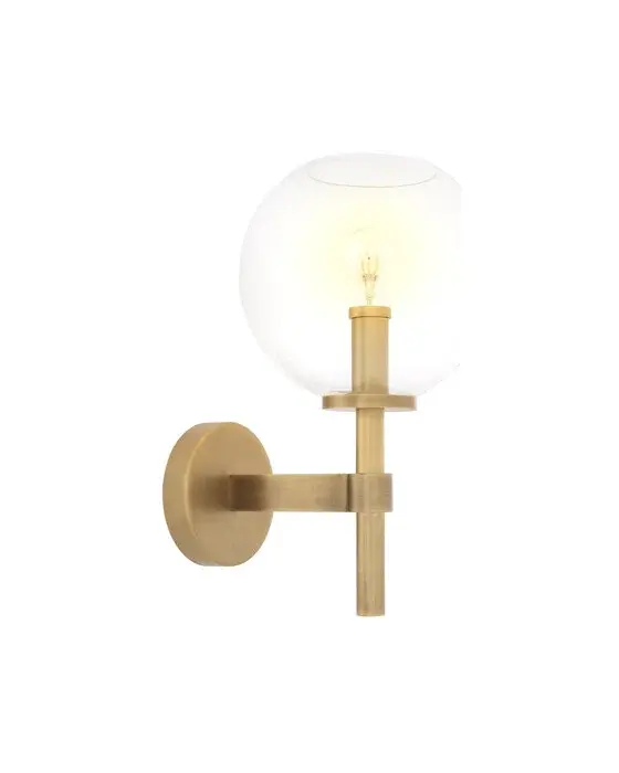 Eichholtz Vegglampe Jade Messing OUTLET