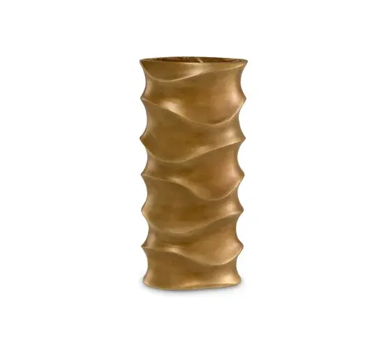 Eichholtz Rapho vase antikk messing OUTLET