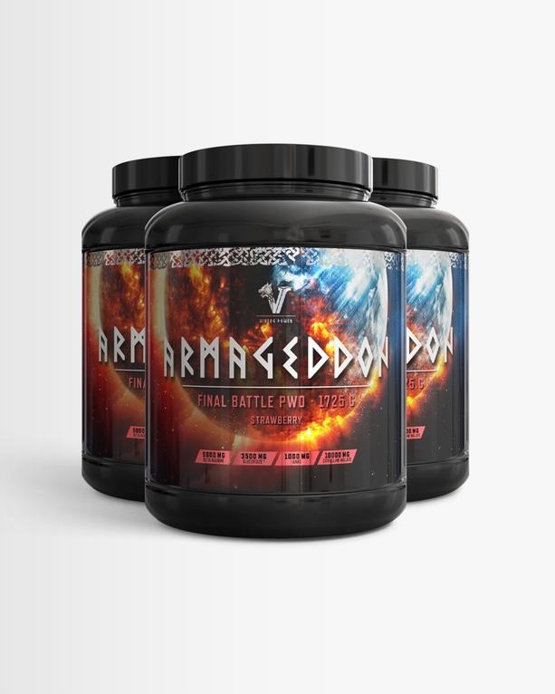 Viking Power PWO Pre workout - Viking Power Armageddon - Strawberry