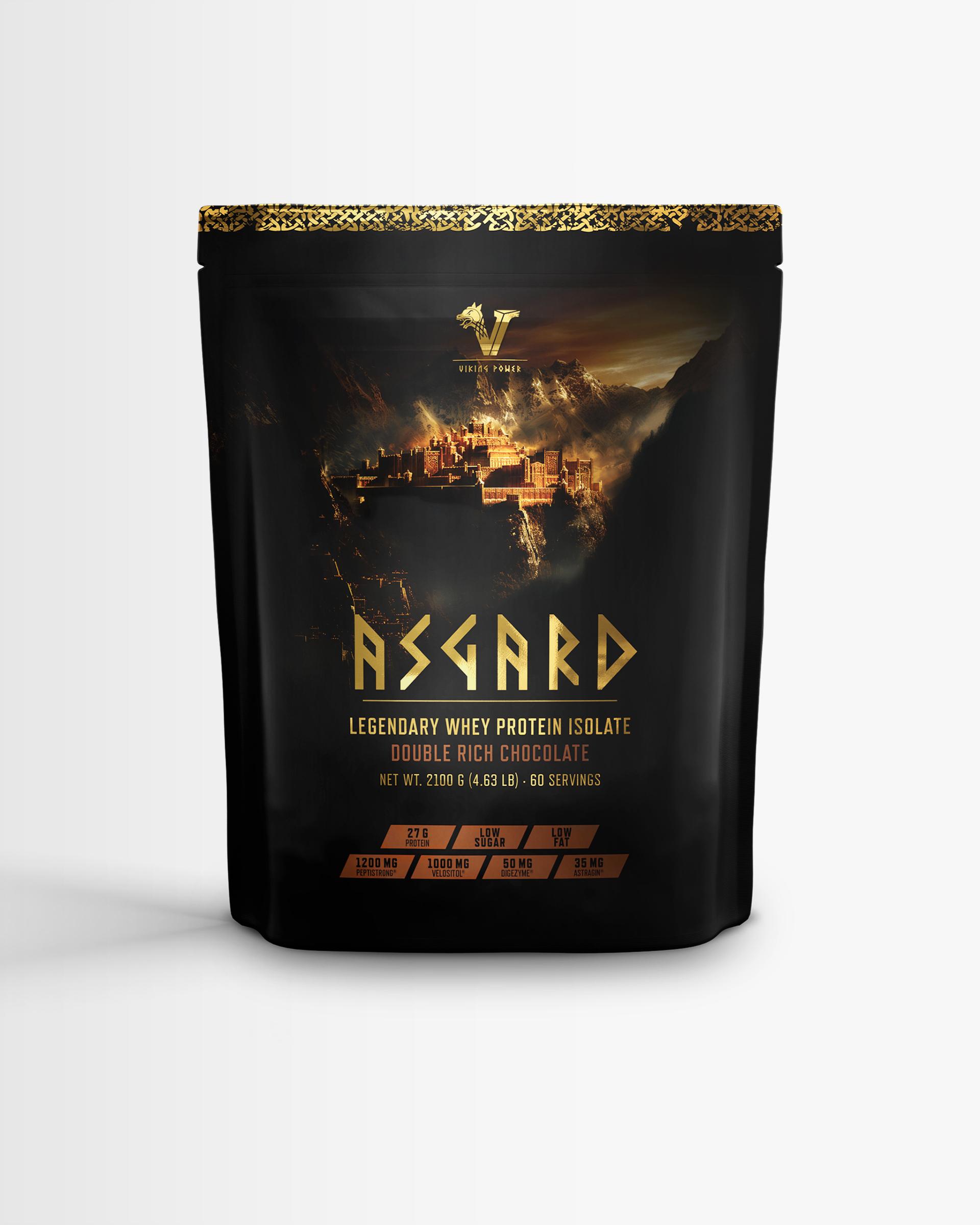 Viking Power 2 x Viking Power Asgard - 2,1kg - Double Rich Chocolate - Proteinpulver