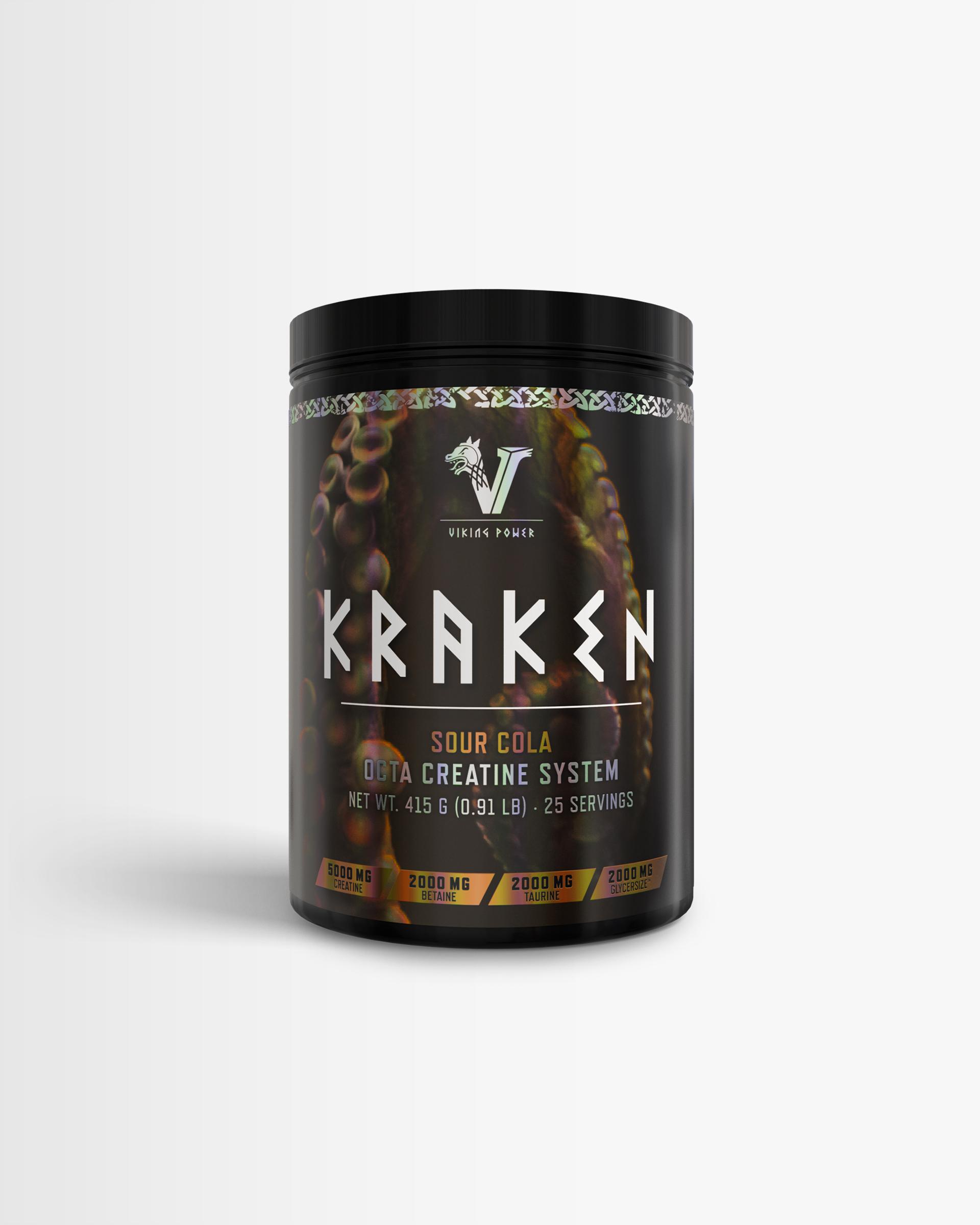 Viking Power 2 x Kosttilskudd kreatin - Viking Power Kraken Sour Cola