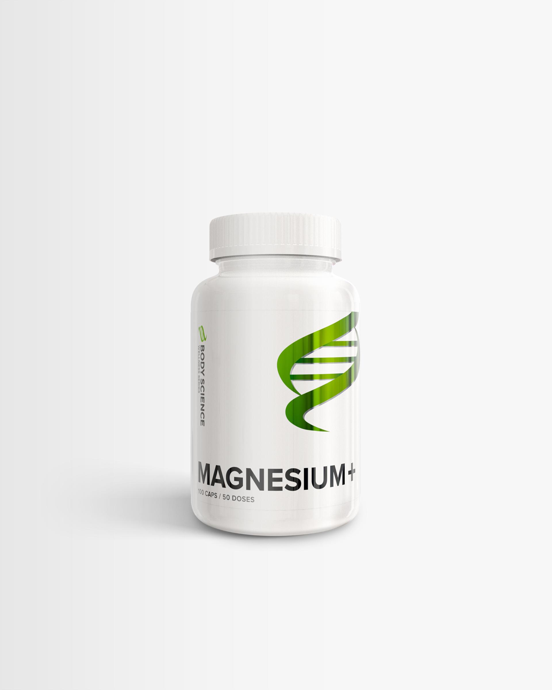 Body Science Wellness Series 2 x Magnesium fra Body Science Wellness Series, 100 kapsler – Mineraler