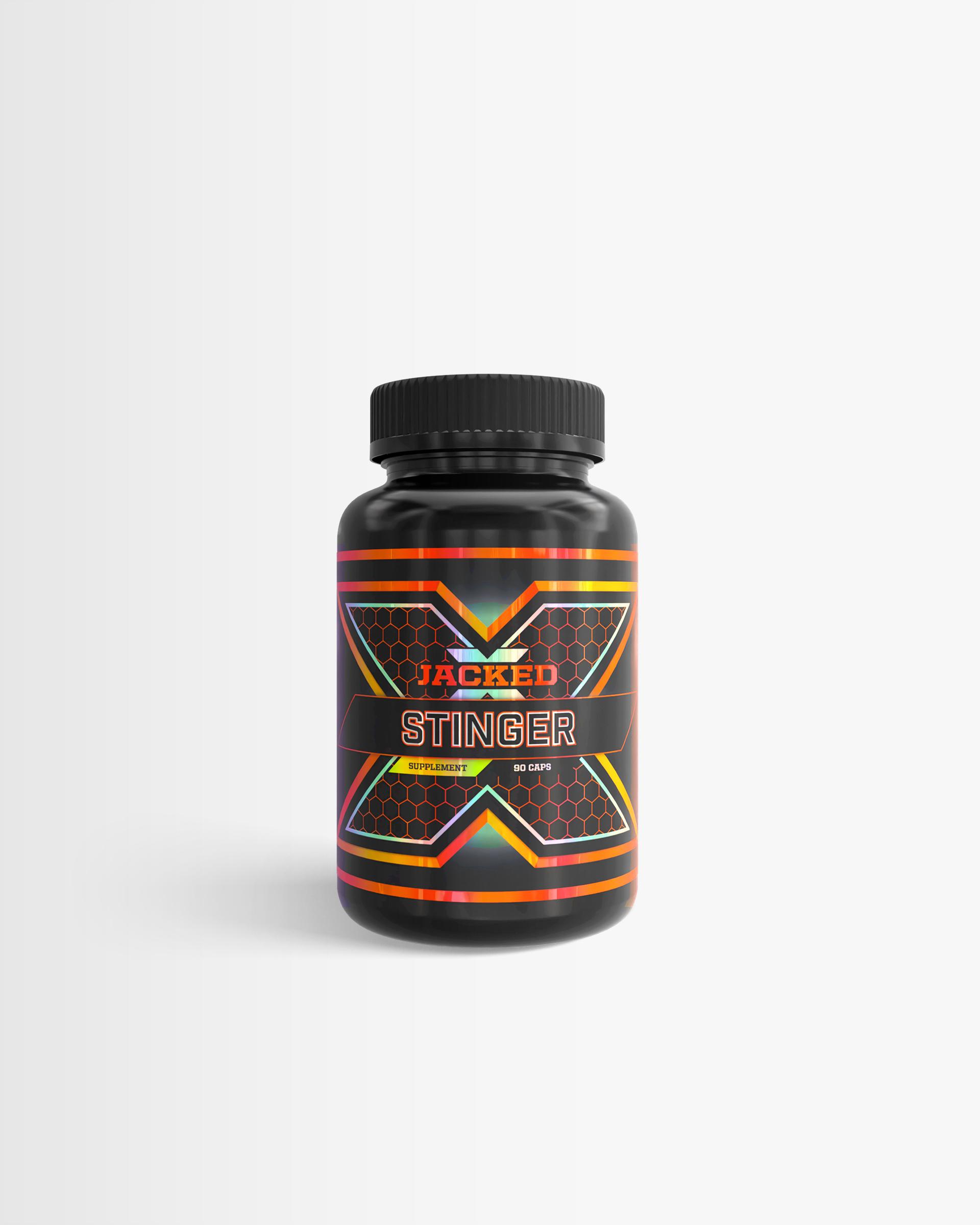 JACKED Testo-booster – Jacked Stinger, 90 kapsler - Testosteron, Muskelvekst