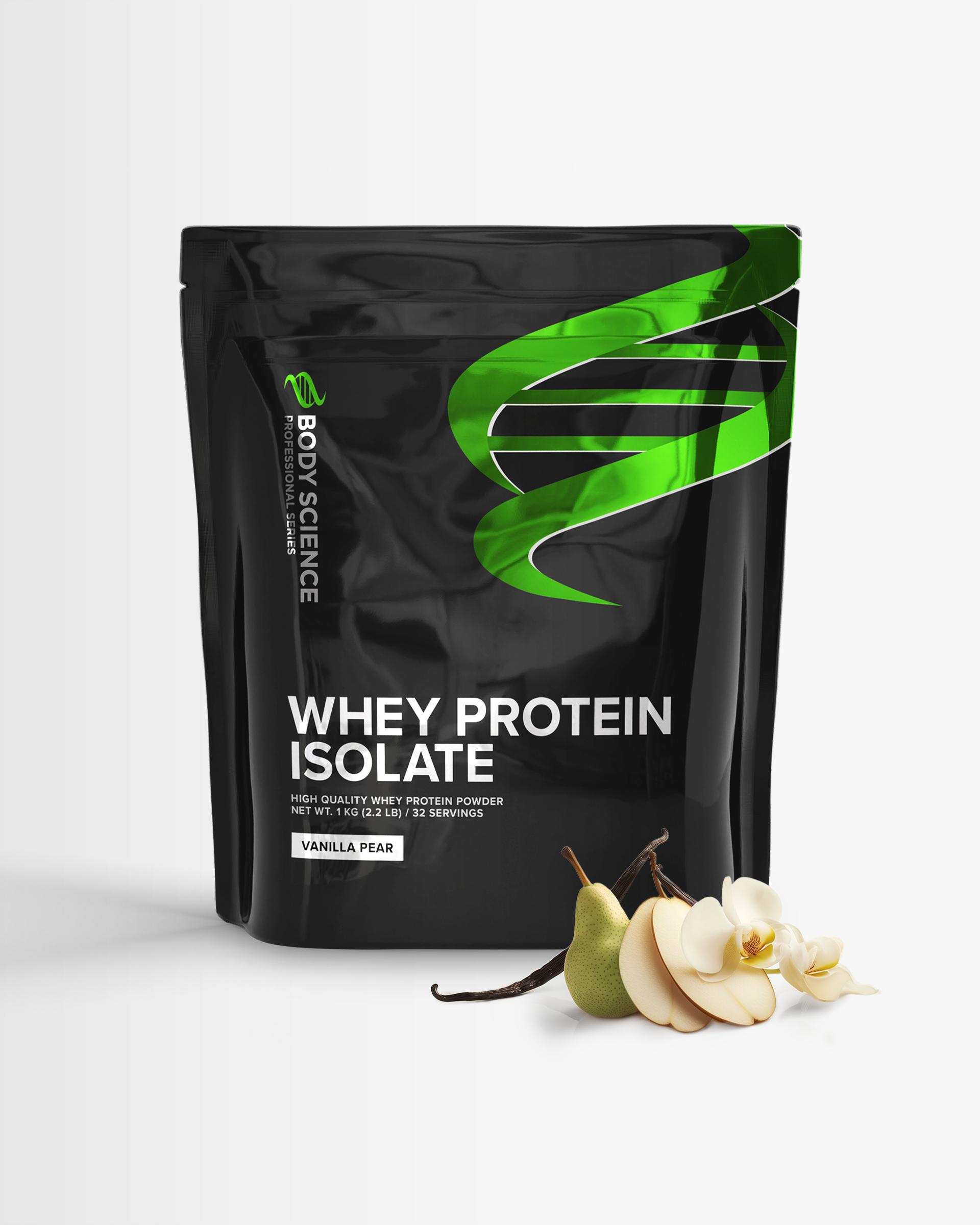 Body Science Whey Isolate - Pæresplitt - Proteinpulver pære og vanilje