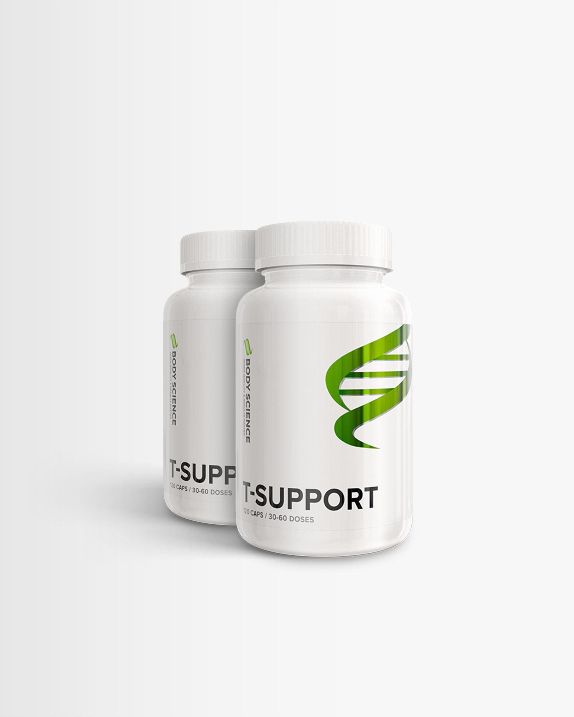 Body Science 2 x Body Science T-Support - 120 kapsler