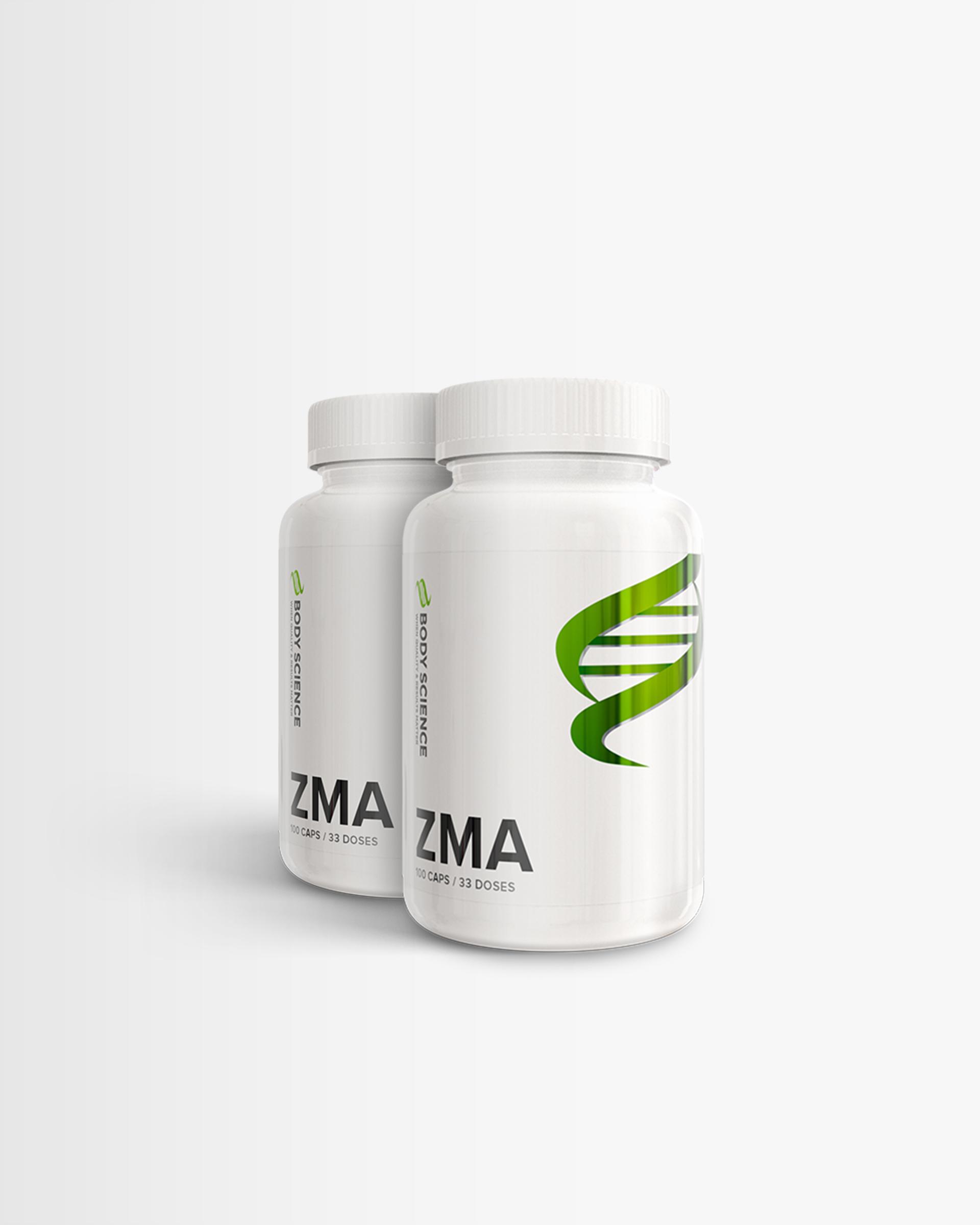Body Science 2 x ZMA fra Body Science, 100 kapsler – Vitaminer og mineraler