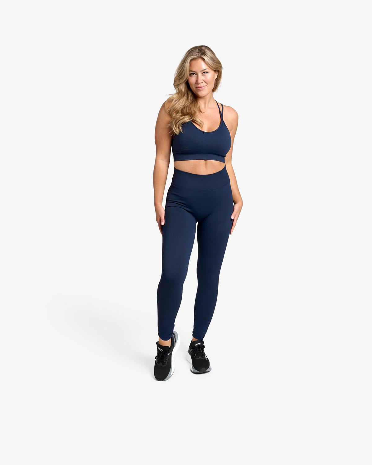 MM Sports MM Sports Seamless Tights, Iron Blue - S