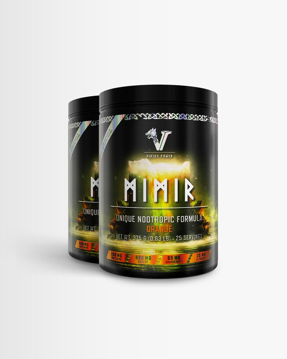Viking Power 2 x Mimir – Nootropic - 375g - Viking Power - Mango