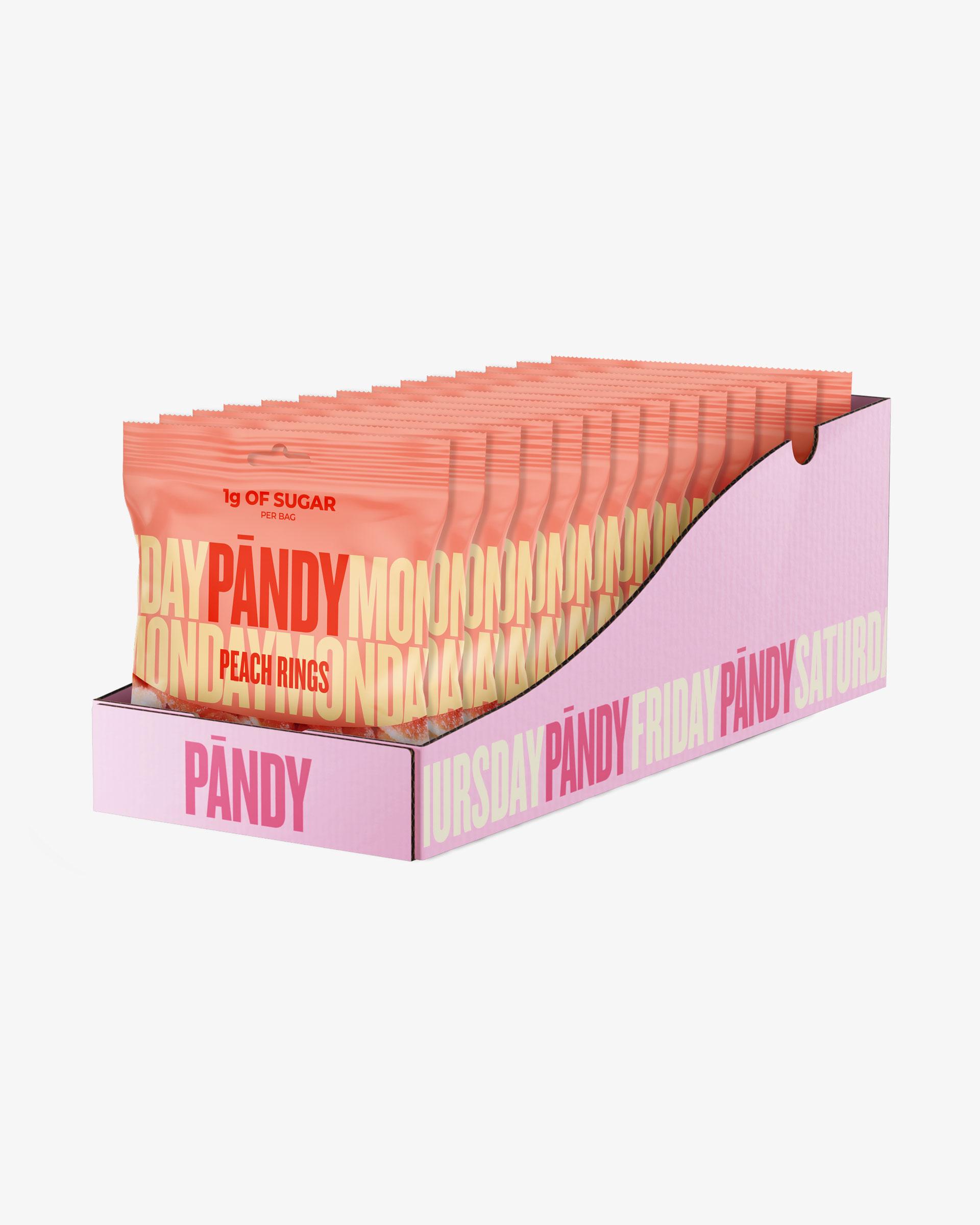 Pändy Pändy Candy, Peach Rings - 50g