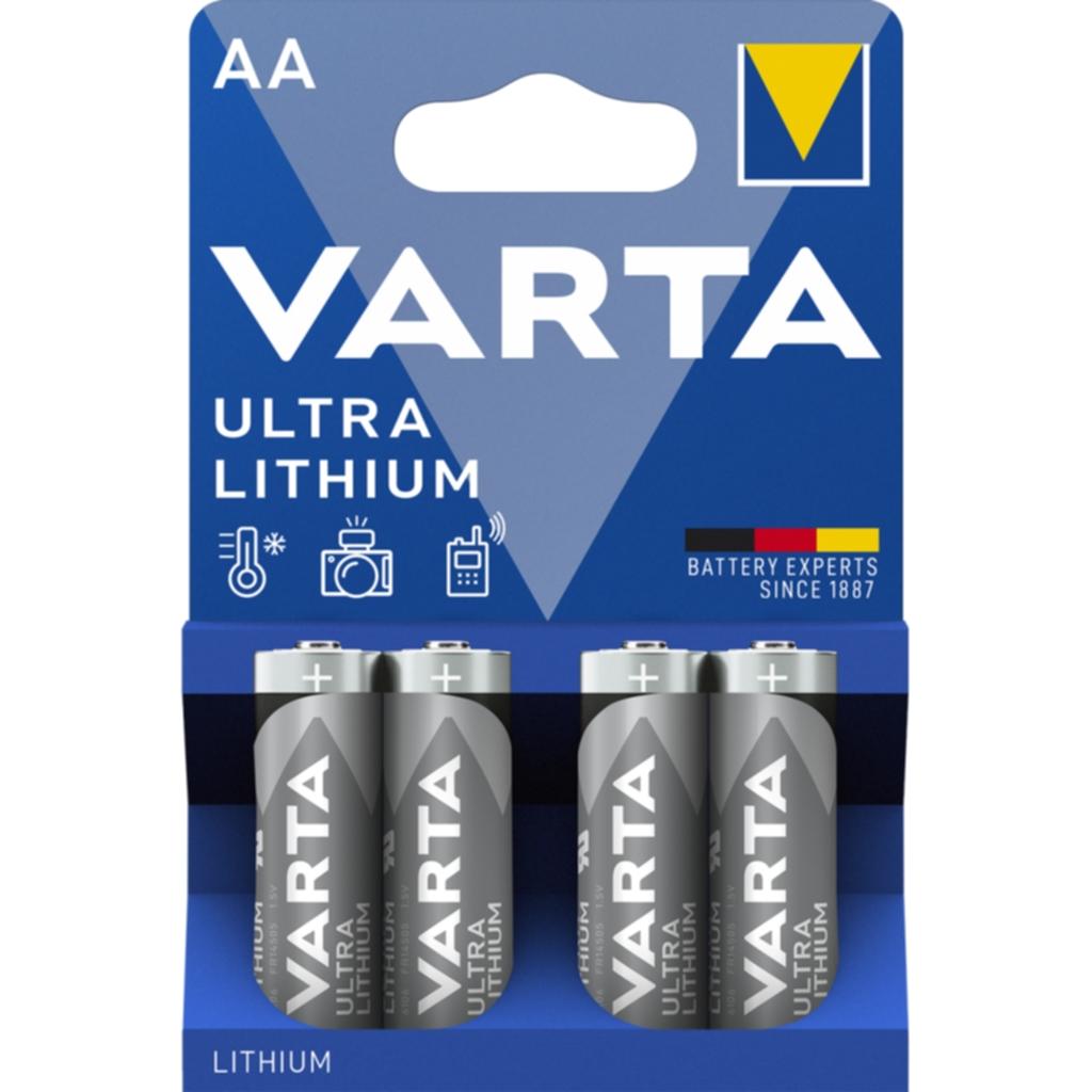 Varta Varta Varta Profesjonelt litiumbatteri - AA, 4-pakning