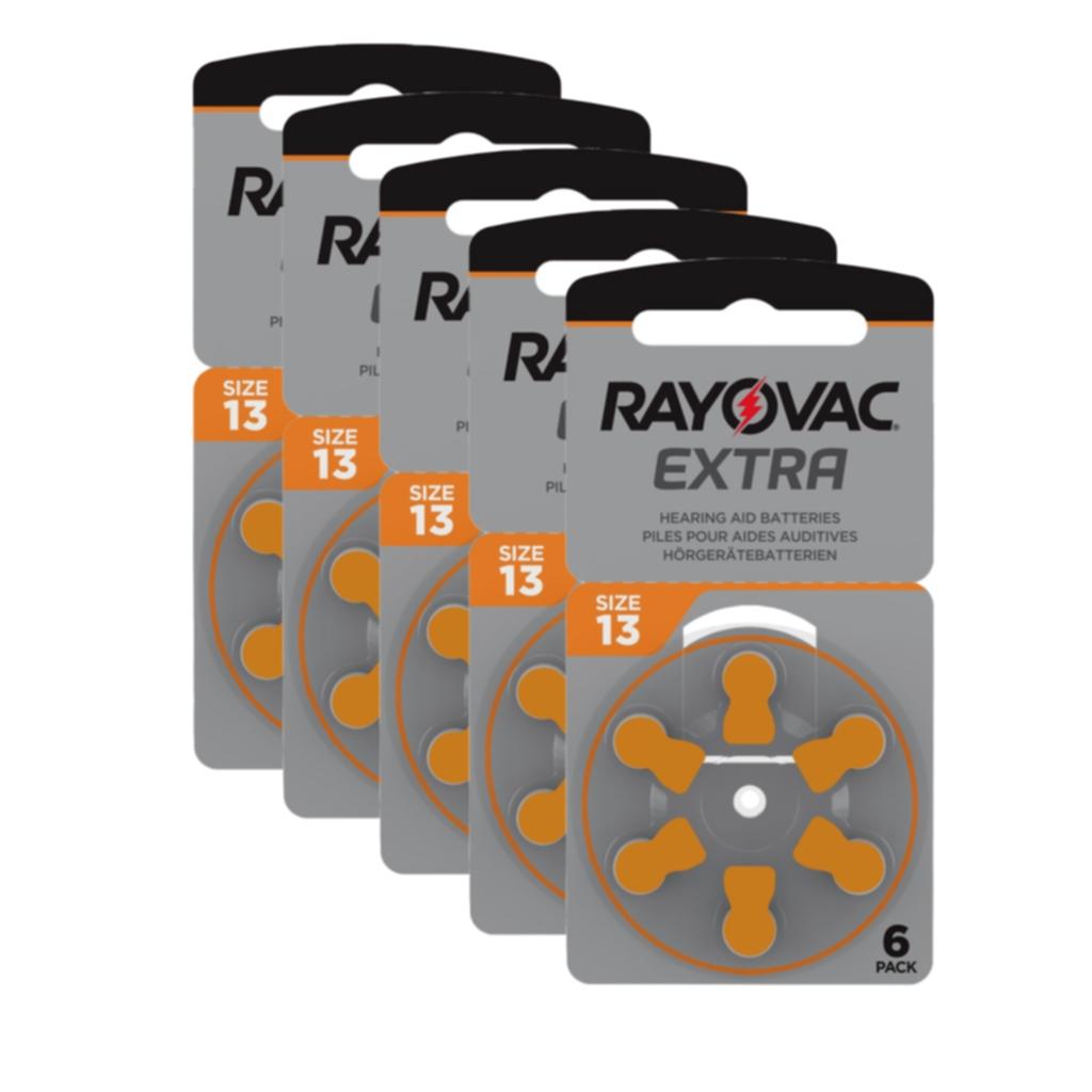 RAYOVAC RAYOVAC Rayovac Extra Advanced ACT 13 orange 5-pakk