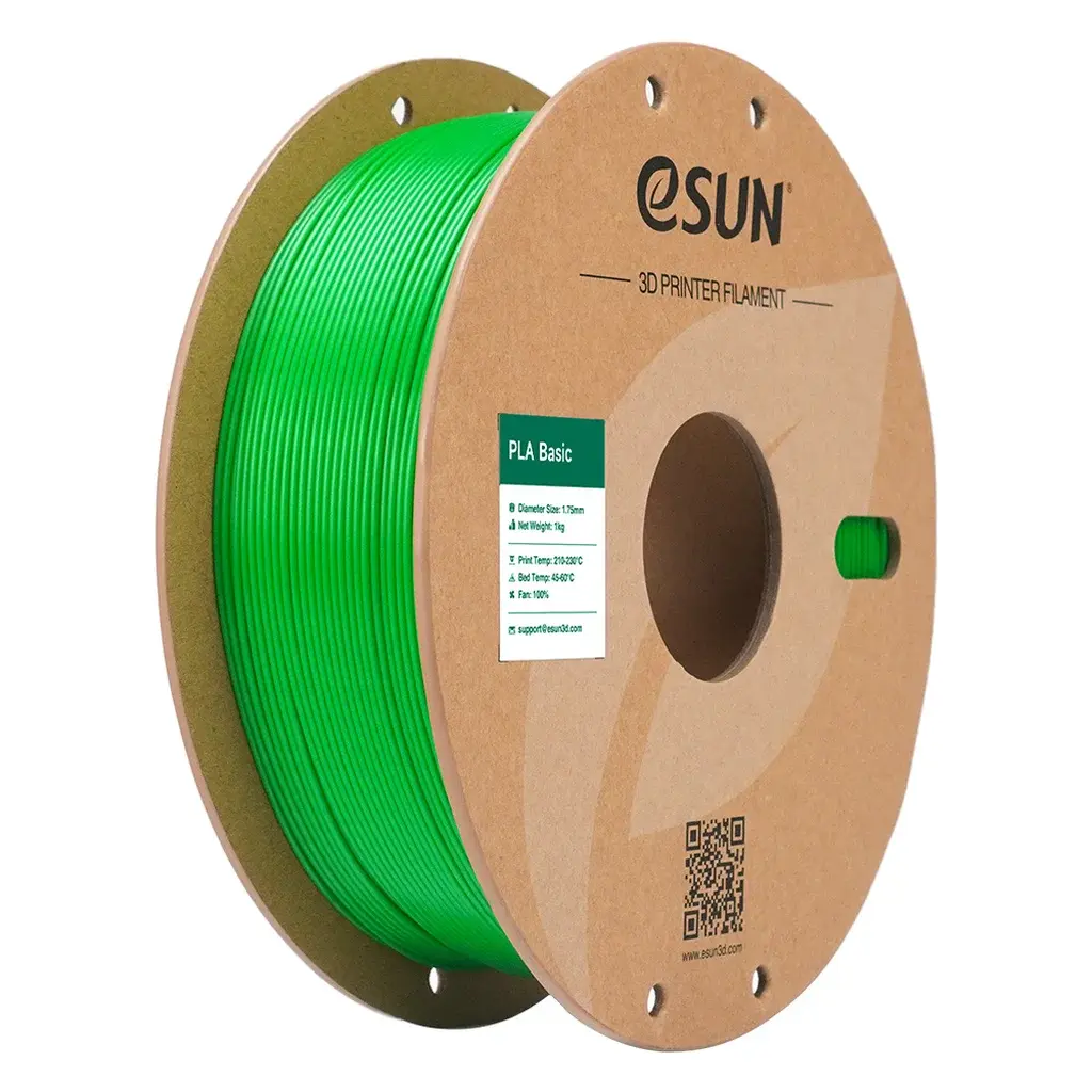 eSun eSun eSUN PLA-Basic - Green - 1.75mm - 1 kg 6922572211414 Tilsvarer: N/A
