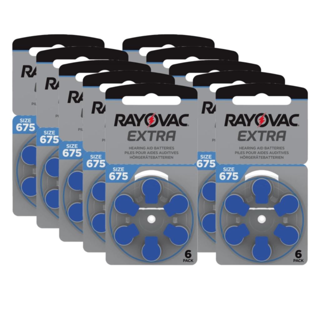 RAYOVAC RAYOVAC Rayovac Extra Advanced ACT 675 blå 10-pakk