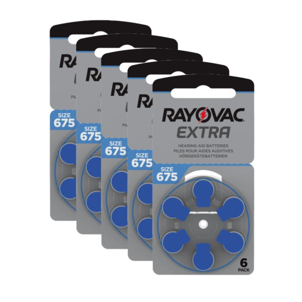 RAYOVAC RAYOVAC Rayovac Extra Advanced ACT 675 blå 5-pakk